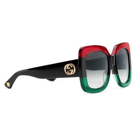 gucci occhiali da sole quadrati|occhiali Gucci donna.